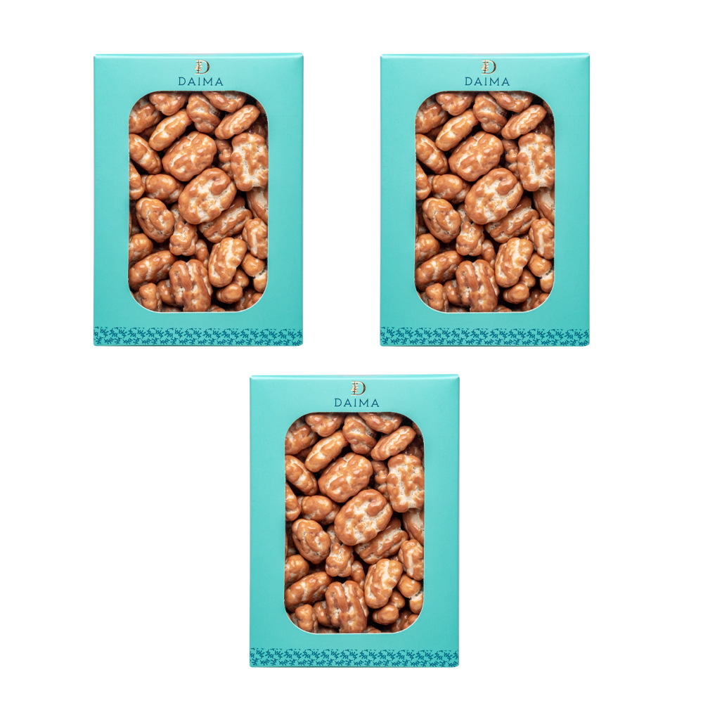 Picture of Pre Packed Dragee Pecan caramel 3Pcs